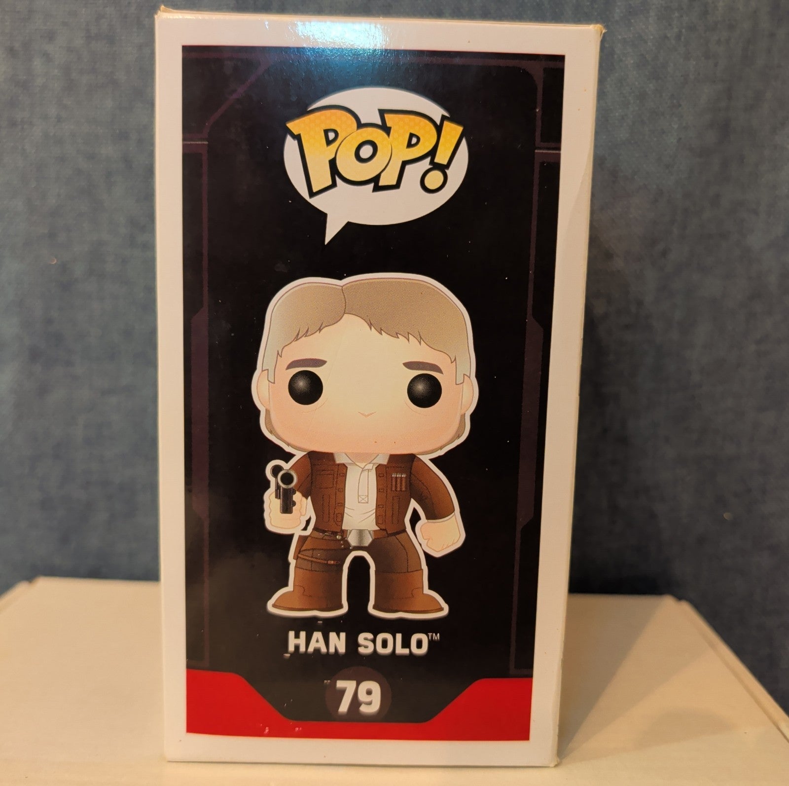 Funko POP! Star Wars Han Solo #79 Force Awakens Vinyl in Box with Protector