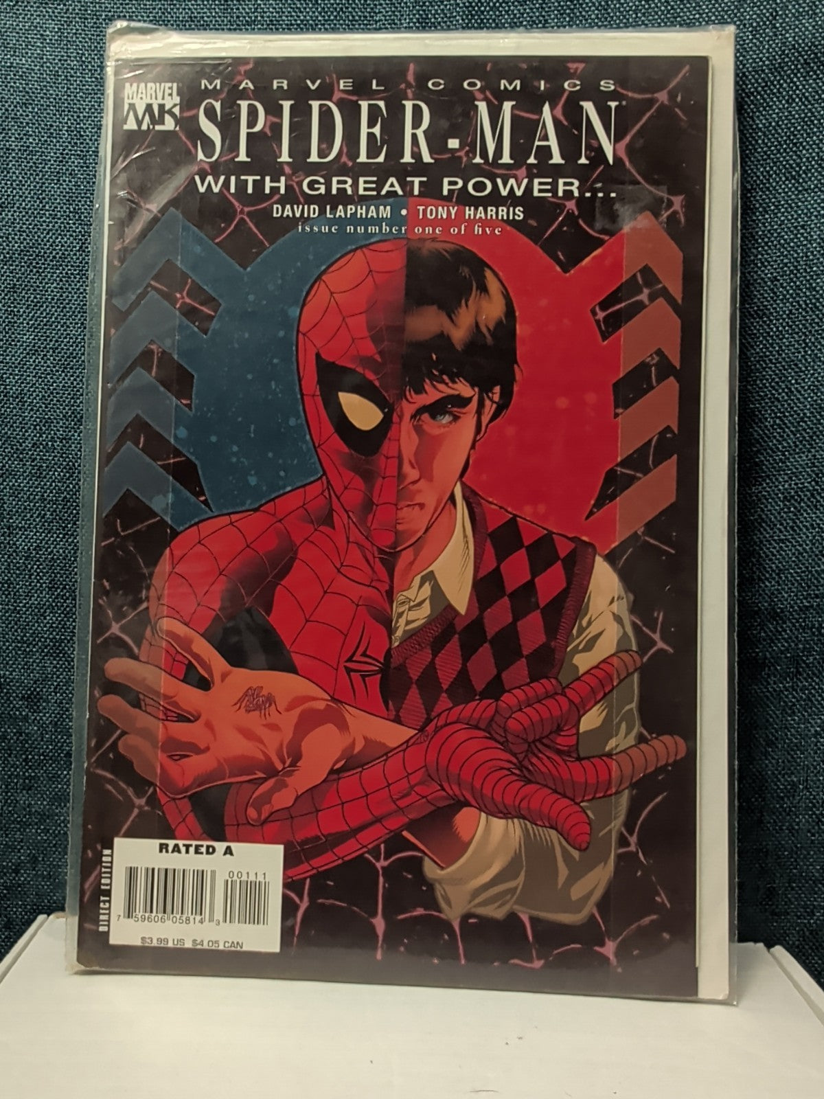 Spider-Man With Great Power #1 2008 Tony Harris Art Peter Parker Good Condition