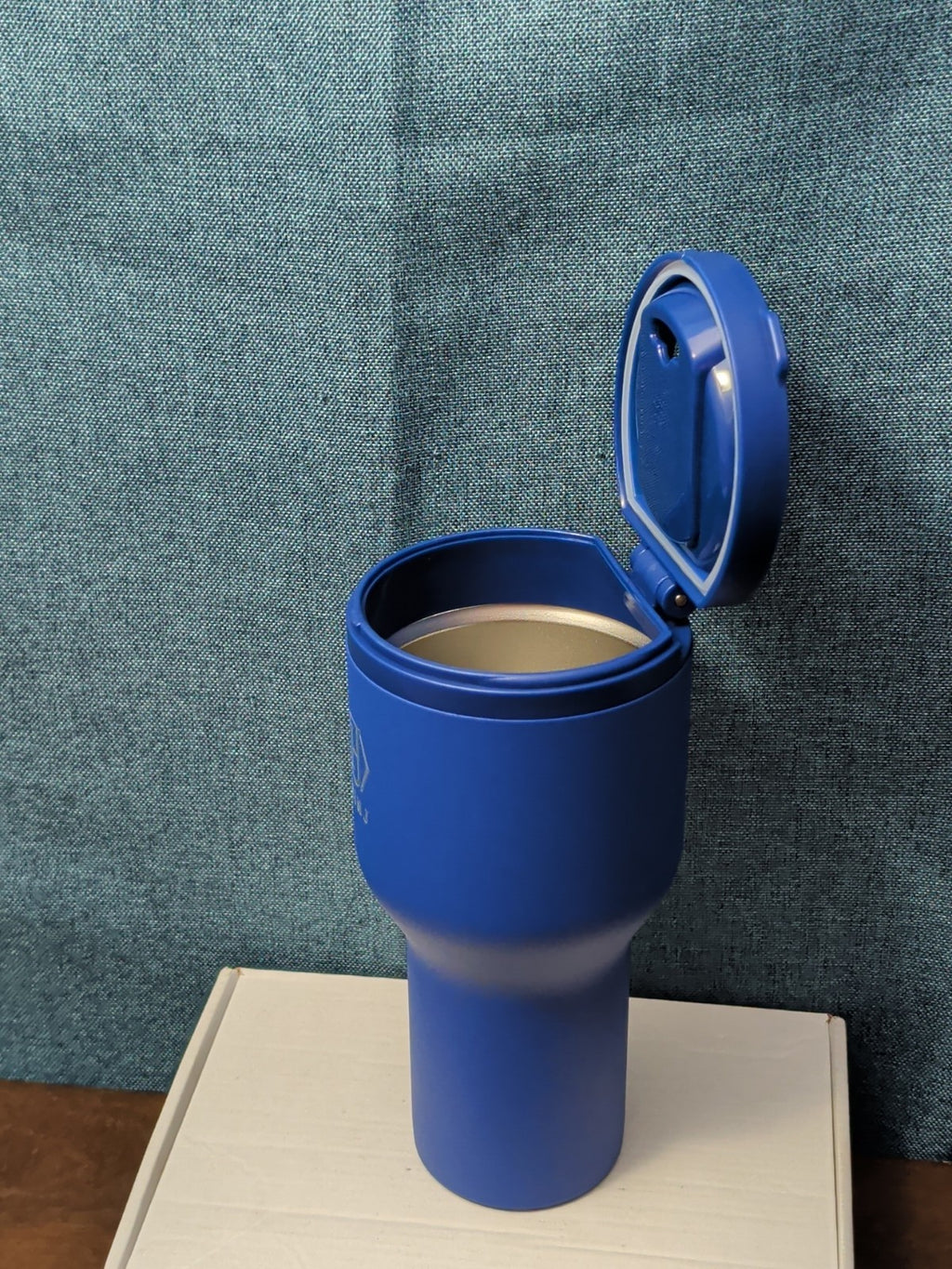 NEW HINJ 30oz Insulated Travel Tumbler Blue | Permanent Lid Stainless Steel