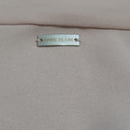 Anne Klein Blouse L Pink Tie Neck V-Neck Long Sleeve Career Top
