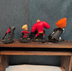 Disney Infinity 1.0 Incredibles 4 Figure Lot Syndrome Dash PVC Loose
