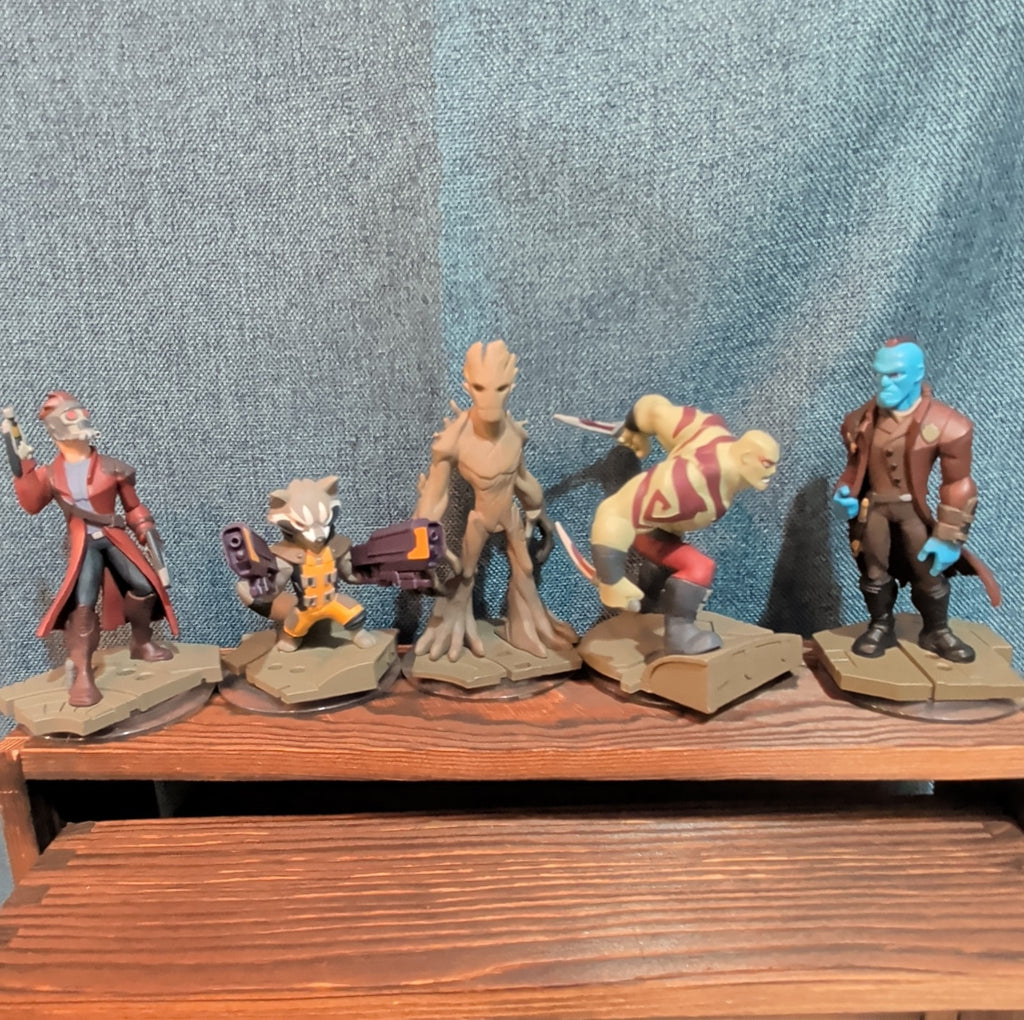 Disney Infinity 2.0 Guardians Galaxy 5 Figure Lot PVC Loose
