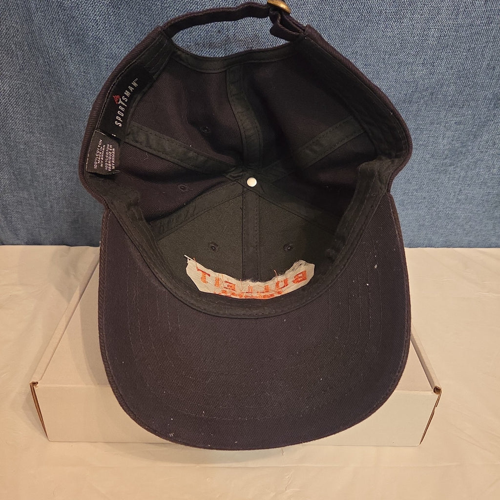 Bulleit Frontier Whiskey Hat Cap Sportsman Charcoal Black Strapback