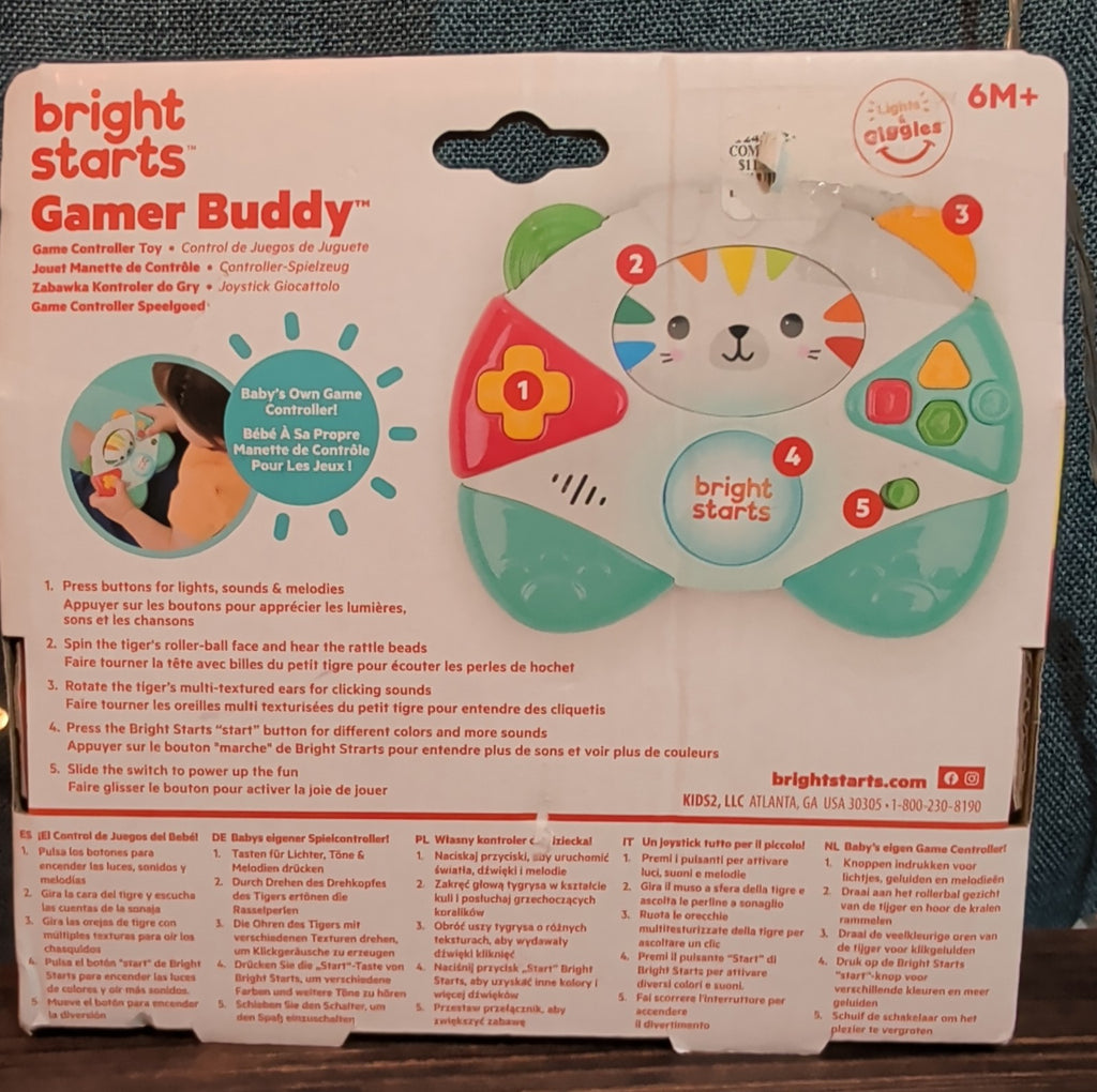 Bright Starts Gamer Buddy Baby Toy Controller