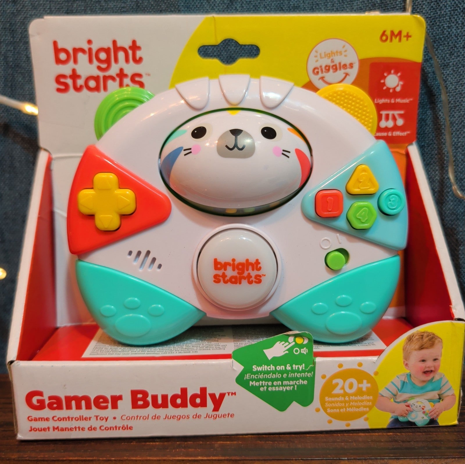 Bright Starts Gamer Buddy Baby Toy Controller