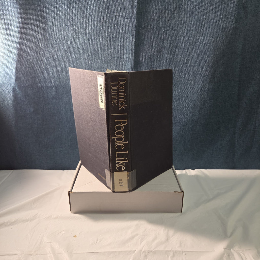 People Like Us Dominick Dunne 1988 Hardcover Vintage Ex-Library Reading Book