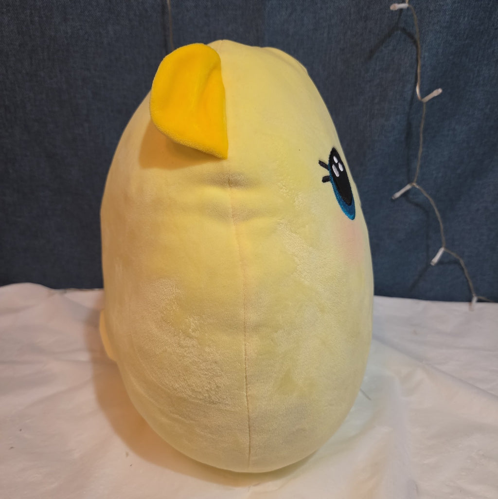TY Squish-a-Boos Buttercup 10in Yellow Bear Plush Pillow 2021 NWT