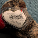Cheeks Ty Beanie Baby 1999 Retired Baboon Monkey with Tag Protector NEW