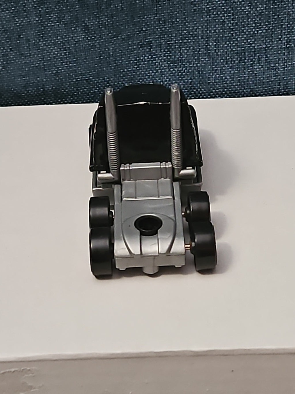 Hot Wheels Semi Truck Cab | Track Stars Black & Orange Racing Hauler