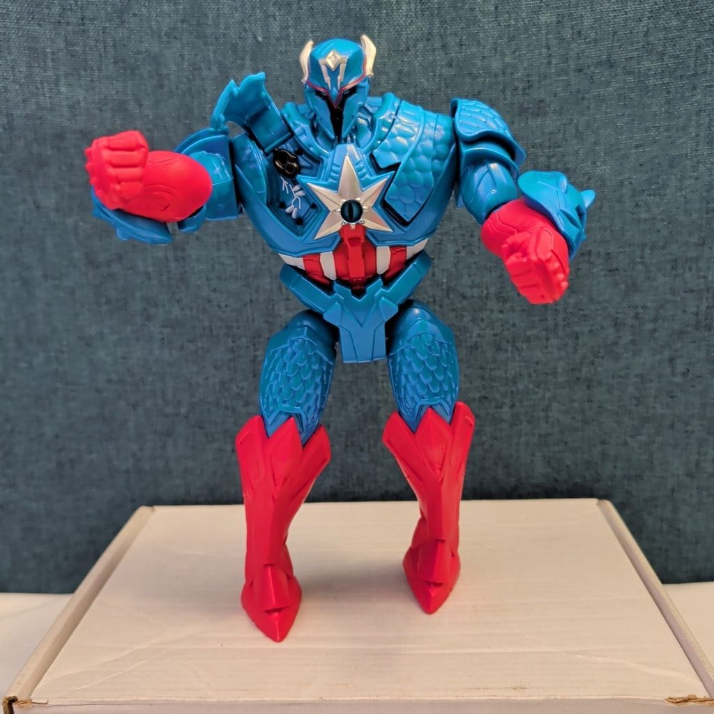 Marvel Avengers Mech Strike Monster Hunters Captain America Action Figure Hasbro