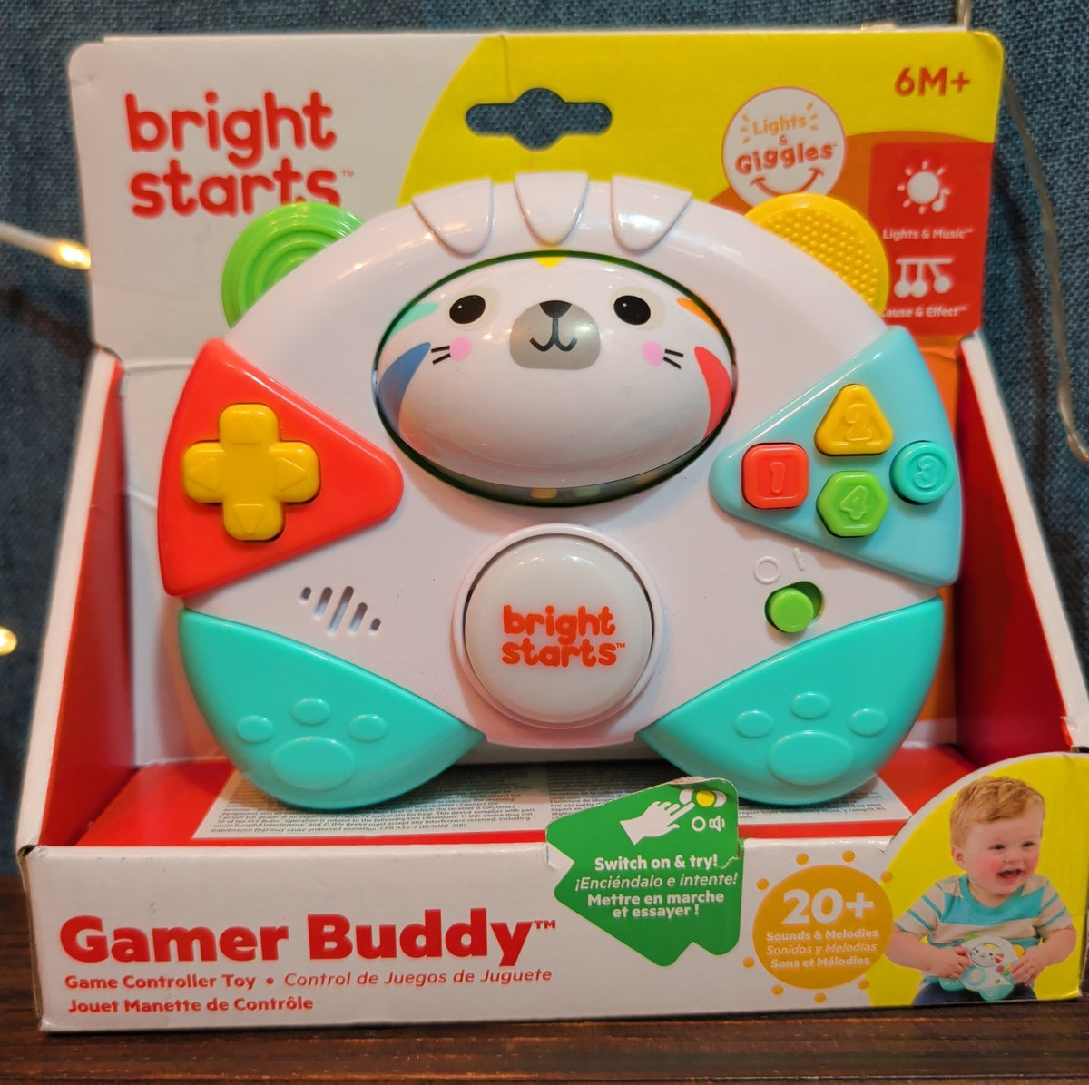 Bright Starts Gamer Buddy Baby Toy Controller