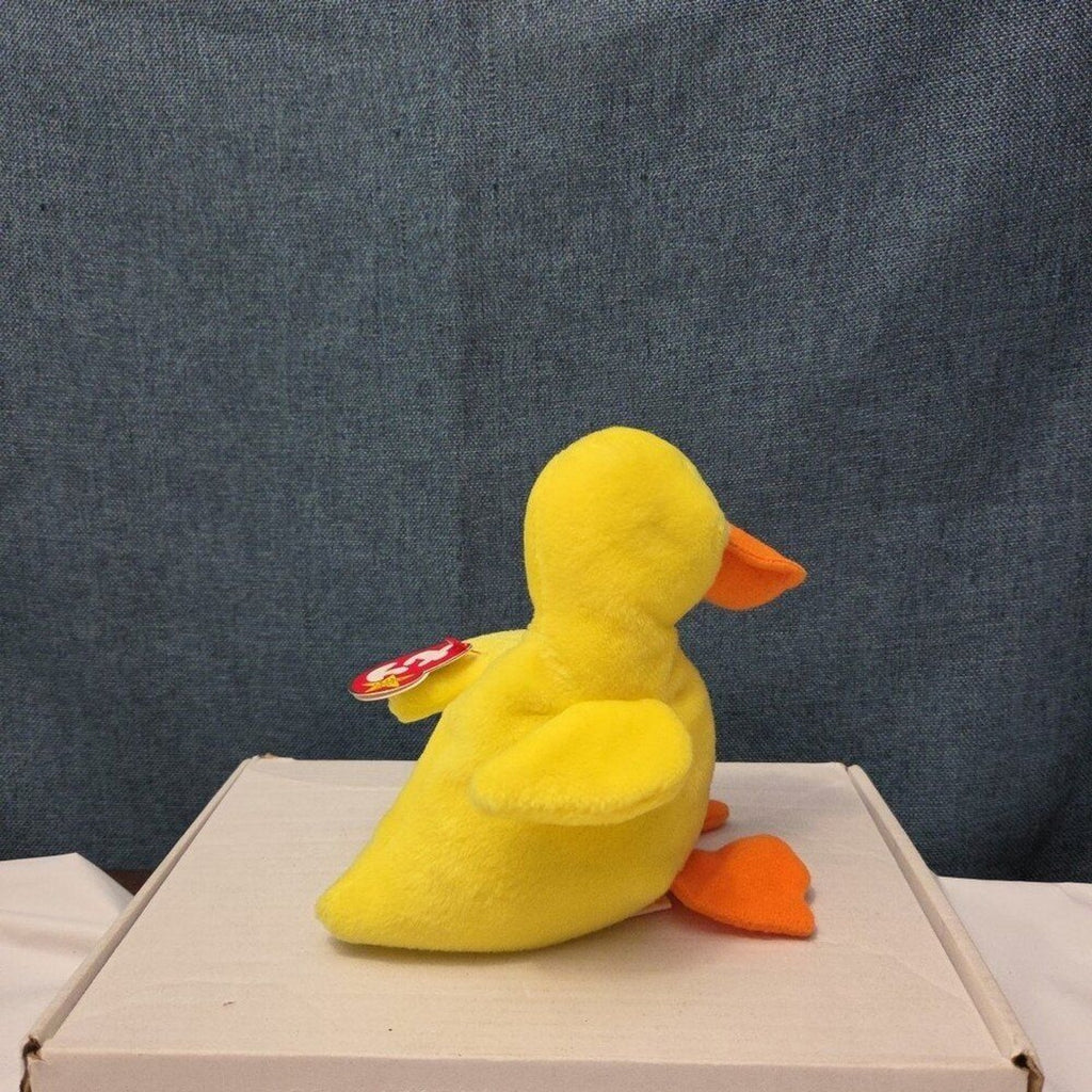 TY Beanie Baby QUACKERS the Duck 1994 Mint Plush Mint Tags Vintage Yellow Plush