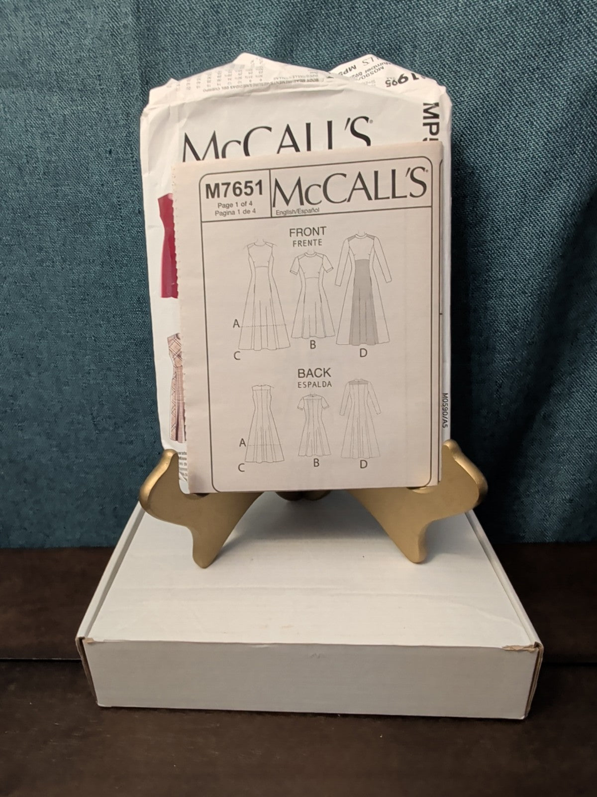 UNCUT McCall's M7651 (MP590) Pattern | Fit & Flare Dress Princess Seam Size 6-14