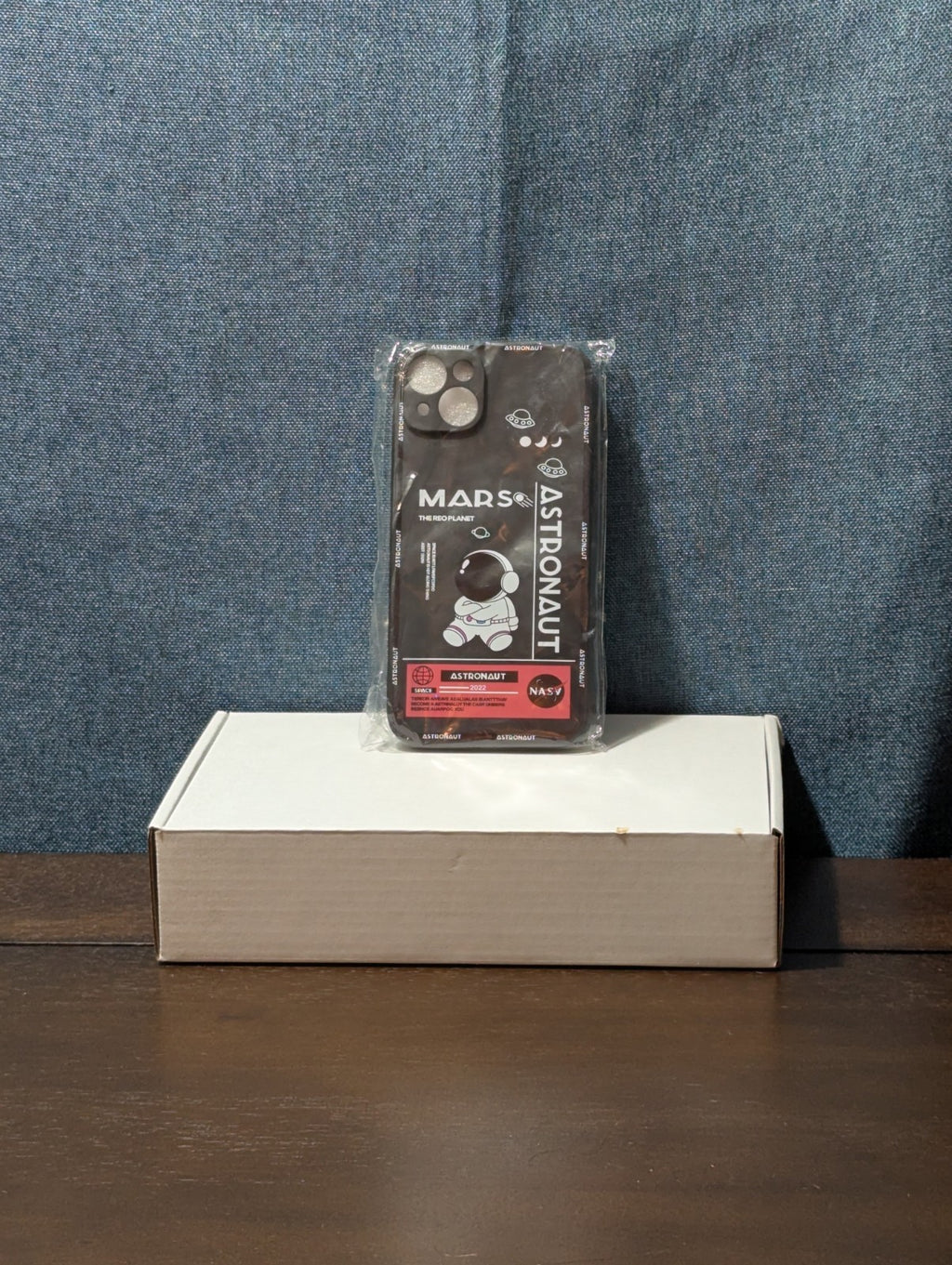 Astronaut Space Phone Case iPhone 14 Pro Max Slim Black TPU NASA Style Cover New