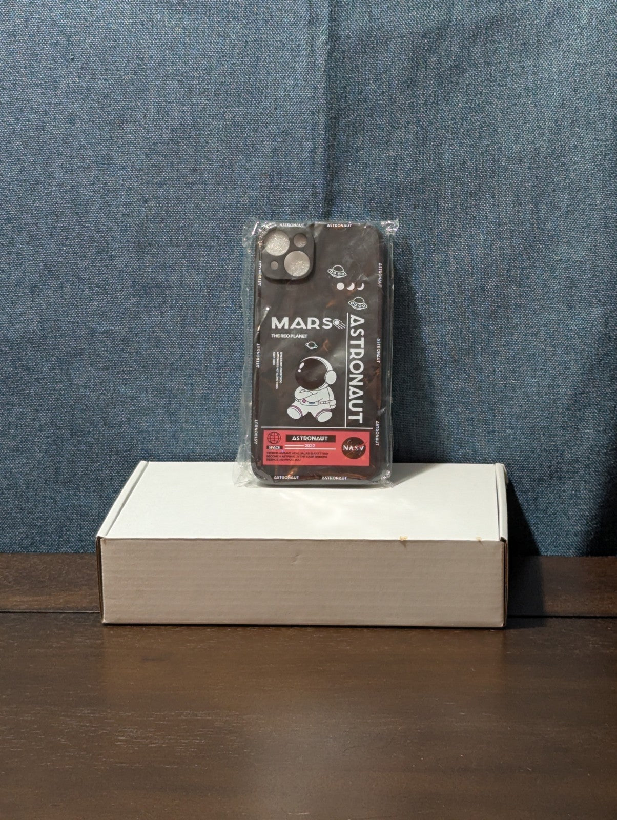 Astronaut Space Phone Case iPhone 14 Pro Max Slim Black TPU NASA Style Cover New