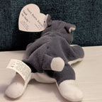 Ty Teenie Beanie Baby Nook the Husky 1999 McDonald's Plush Dog Grey White Tag