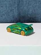 Hot Wheels Technetium Green Diecast Car | Nitrobot Attack Set Exclusive | Track