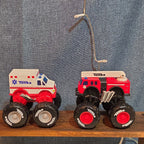 Tonka Metal Movers Monster Firetruck Ambulance Diecast 2021 Lot 2