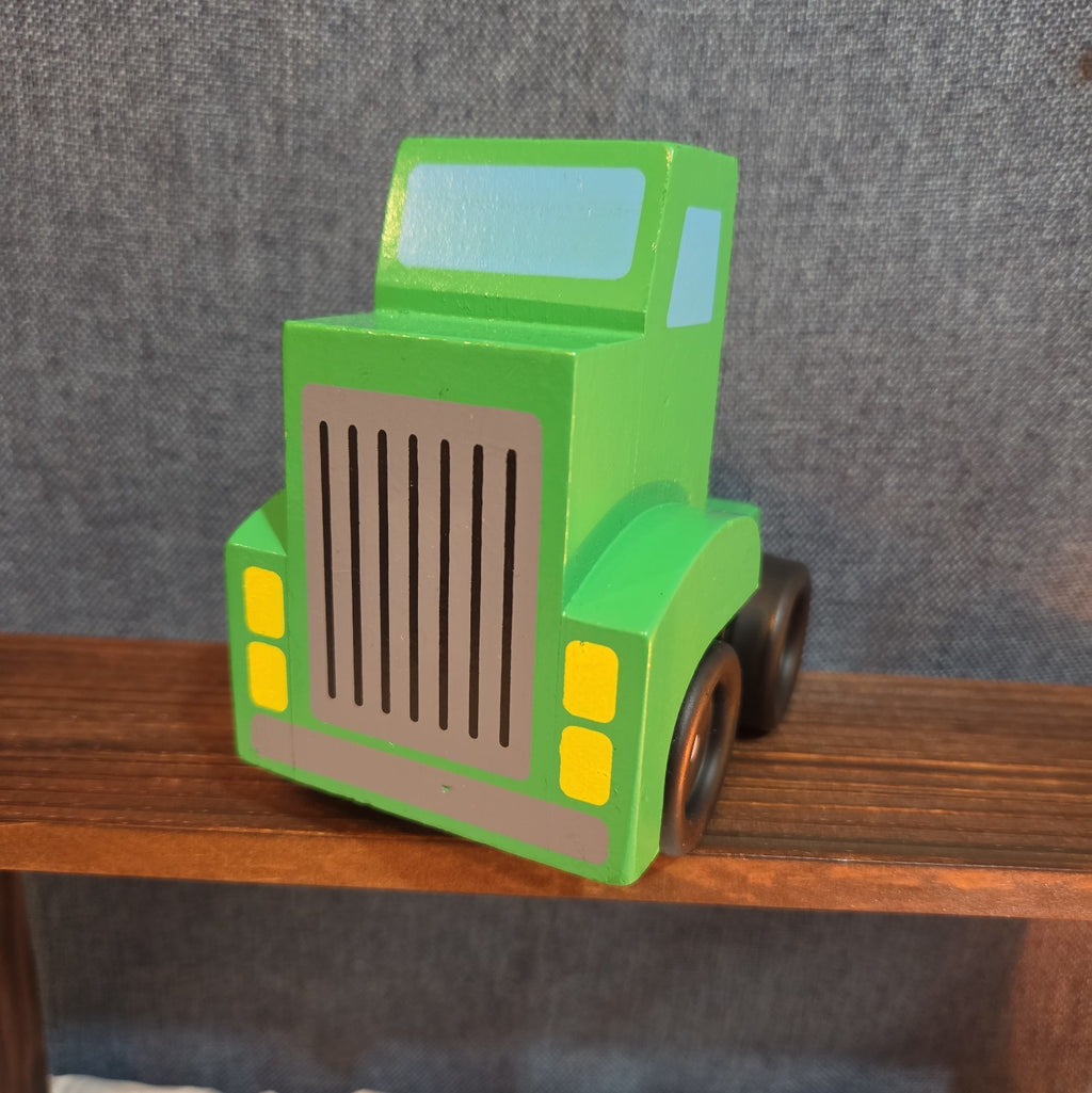 Melissa & Doug Wooden Car Carrier Truck Cab Green Replacement