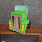 Melissa & Doug Wooden Car Carrier Truck Cab Green Replacement