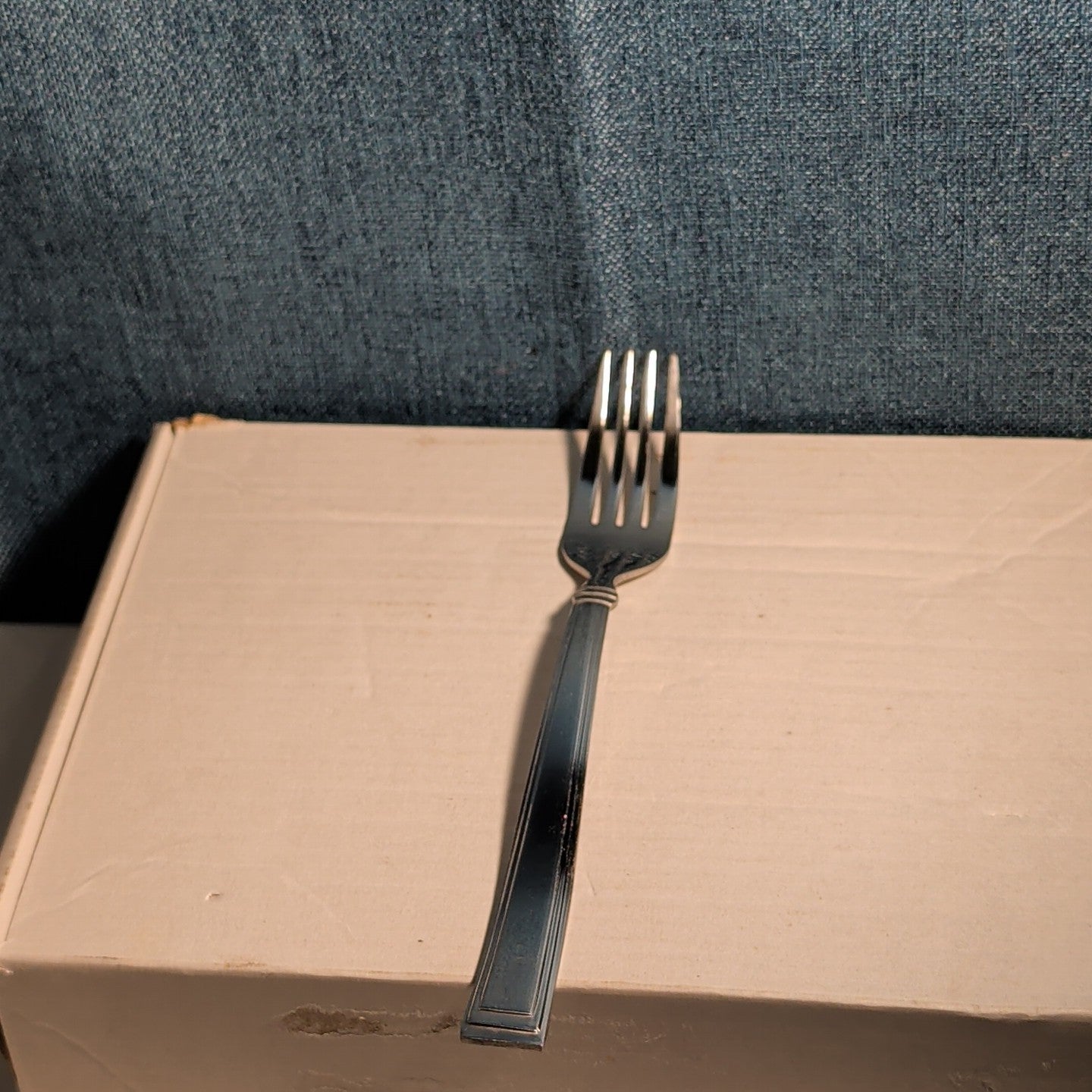 Set of 5 Hampton Silversmiths PORTFOLIO Glossy Forks | 18/0 Stainless 208