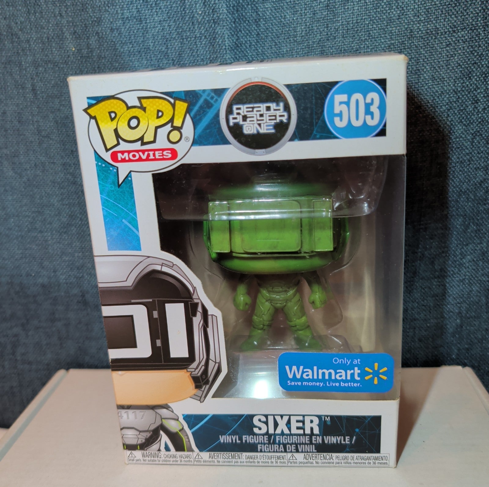 Funko Pop Ready Player One Sixer 503 Walmart Exclusive Translucent Green NIB