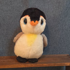 Ty Pongo Penguin Plush Beanie 6" Big Blue Eyes Y2K