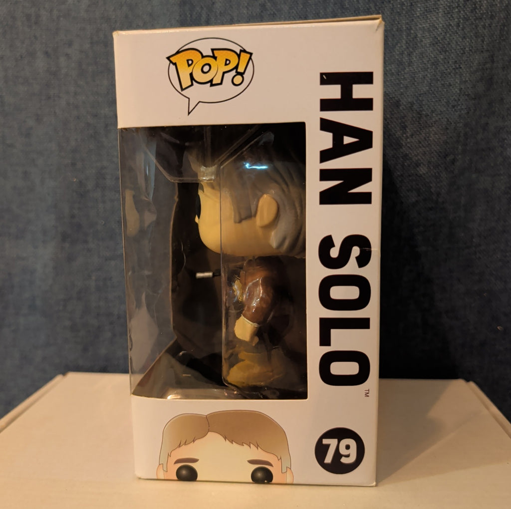 Funko POP! Star Wars Han Solo #79 Force Awakens Vinyl in Box with Protector