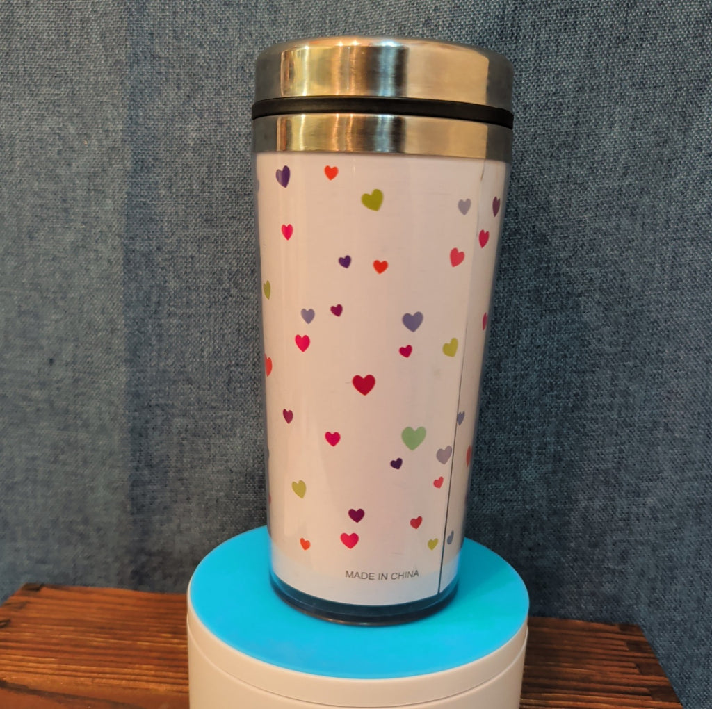 Teacher Work of Love Travel Tumbler 20oz Stainless Acrylic Hot Cold Cup