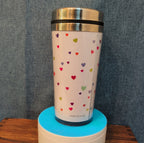 Teacher Work of Love Travel Tumbler 20oz Stainless Acrylic Hot Cold Cup