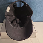 Black Rhinestone Trim Baseball Cap Peng Yuan