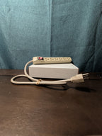 6-Outlet Power Strip Surge Protector 4 Ft Cord 15A Circuit Breaker Switch White