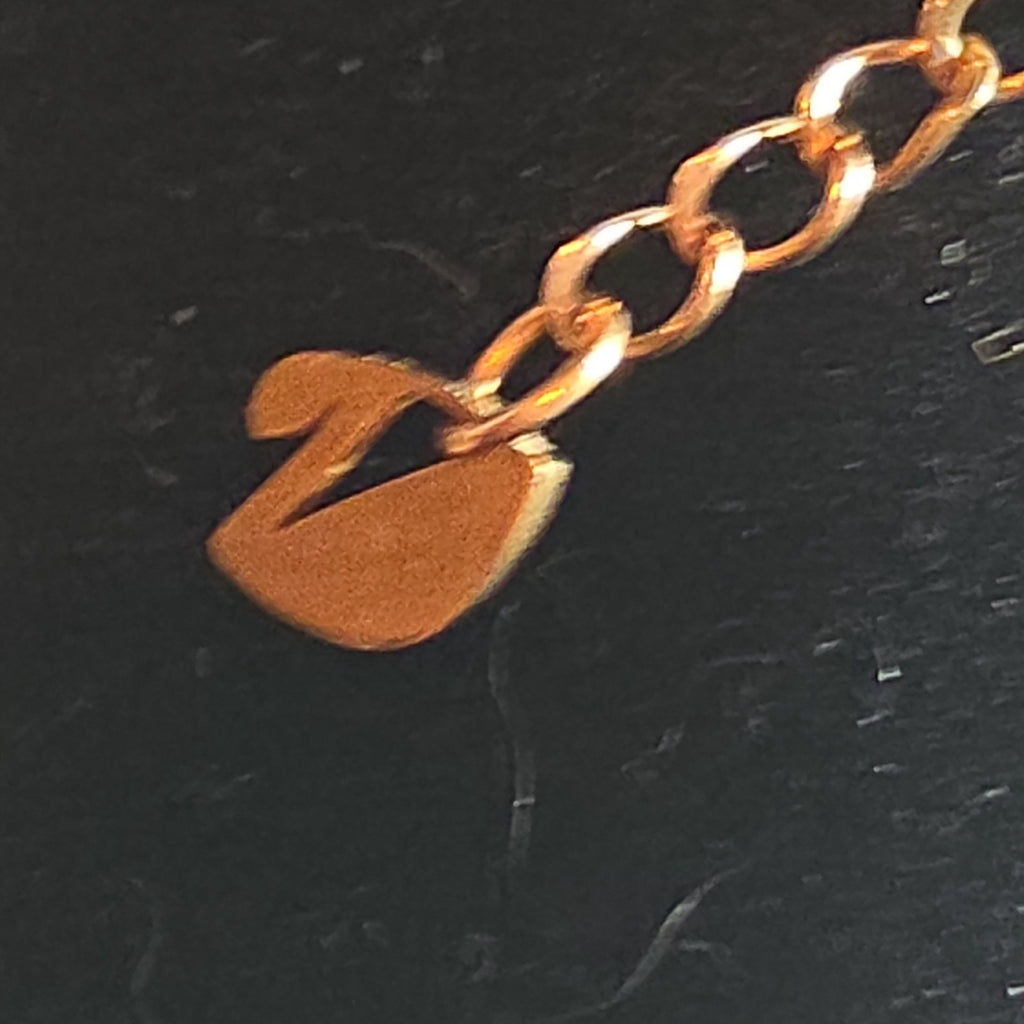 Rose Gold Tone Swan Pendant Stainless Steel Coquette NWT