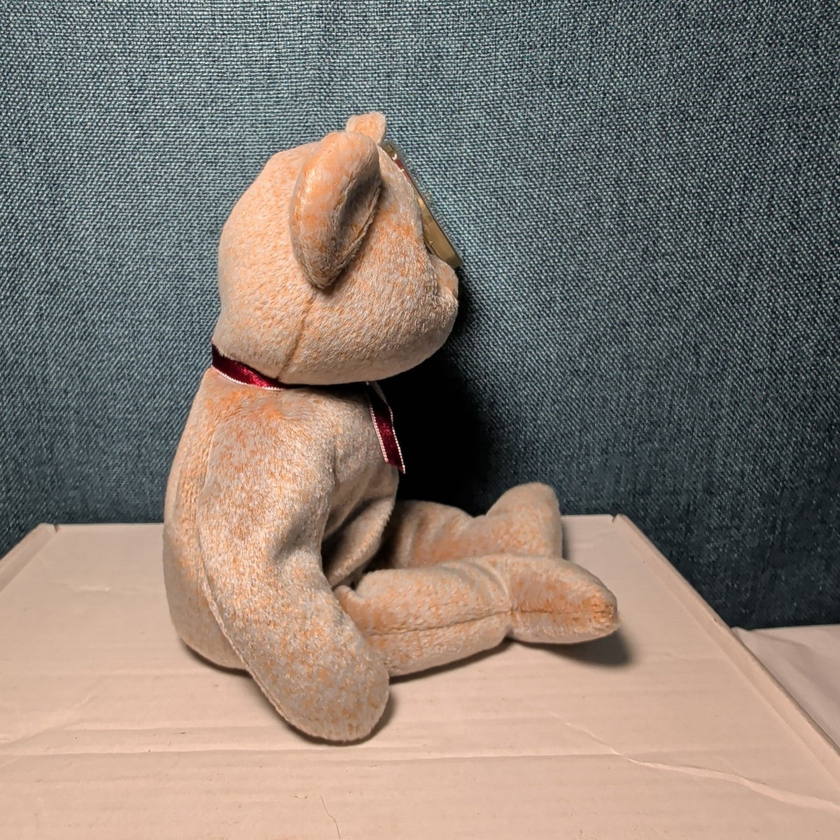1999 Signature Bear Ty Beanie Baby Retired MWMT with Tag Protector Ginger Bear