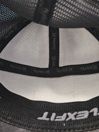 Hurley Flex-Fit Mission Trucker Hat Cap Size L/XL Gray Mesh Performance Surf