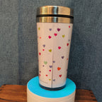 Teacher Work of Love Travel Tumbler 20oz Stainless Acrylic Hot Cold Cup