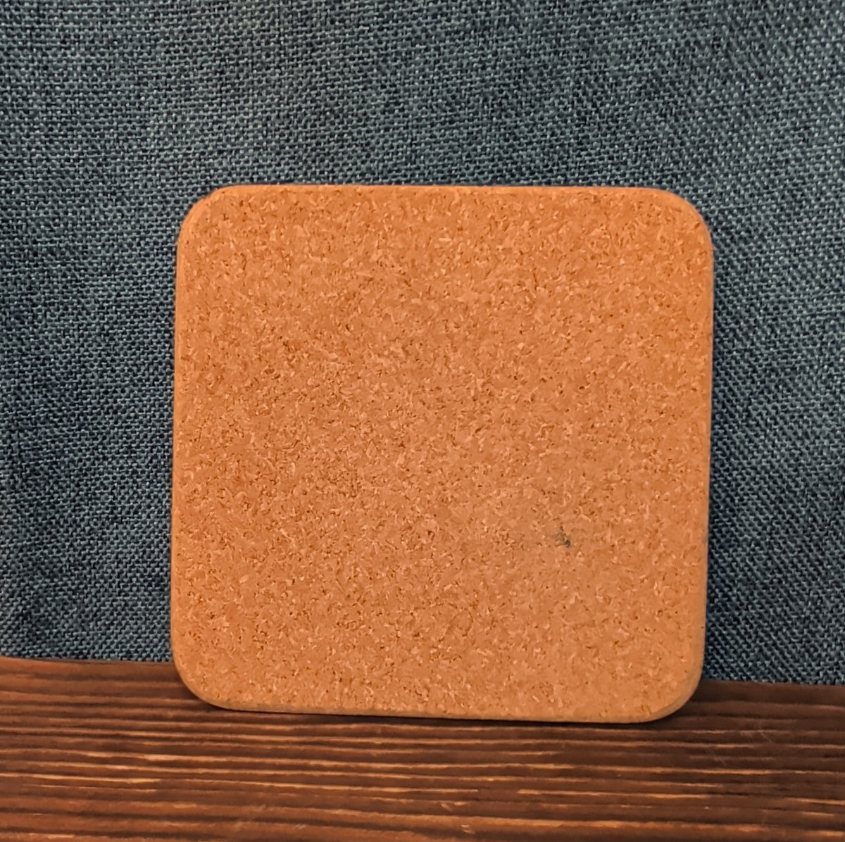 Christmas Tree Cork Back Coaster Holiday Decor Single