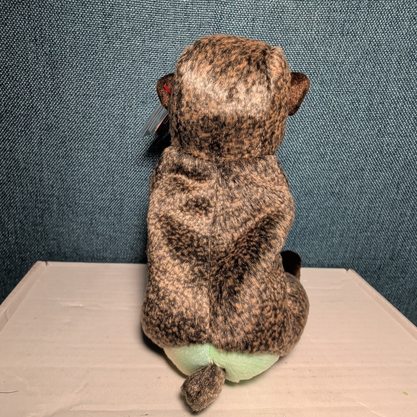 Cheeks Ty Beanie Baby 1999 Retired Baboon Monkey with Tag Protector NEW