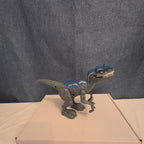 Chap Mei Dino Valley Velociraptor Figure Blue Stripe Replacement Animal Planet 7