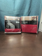 LEMOMO Red Blackout Curtains Set of 2 | 52" x 54" Thermal Insulated