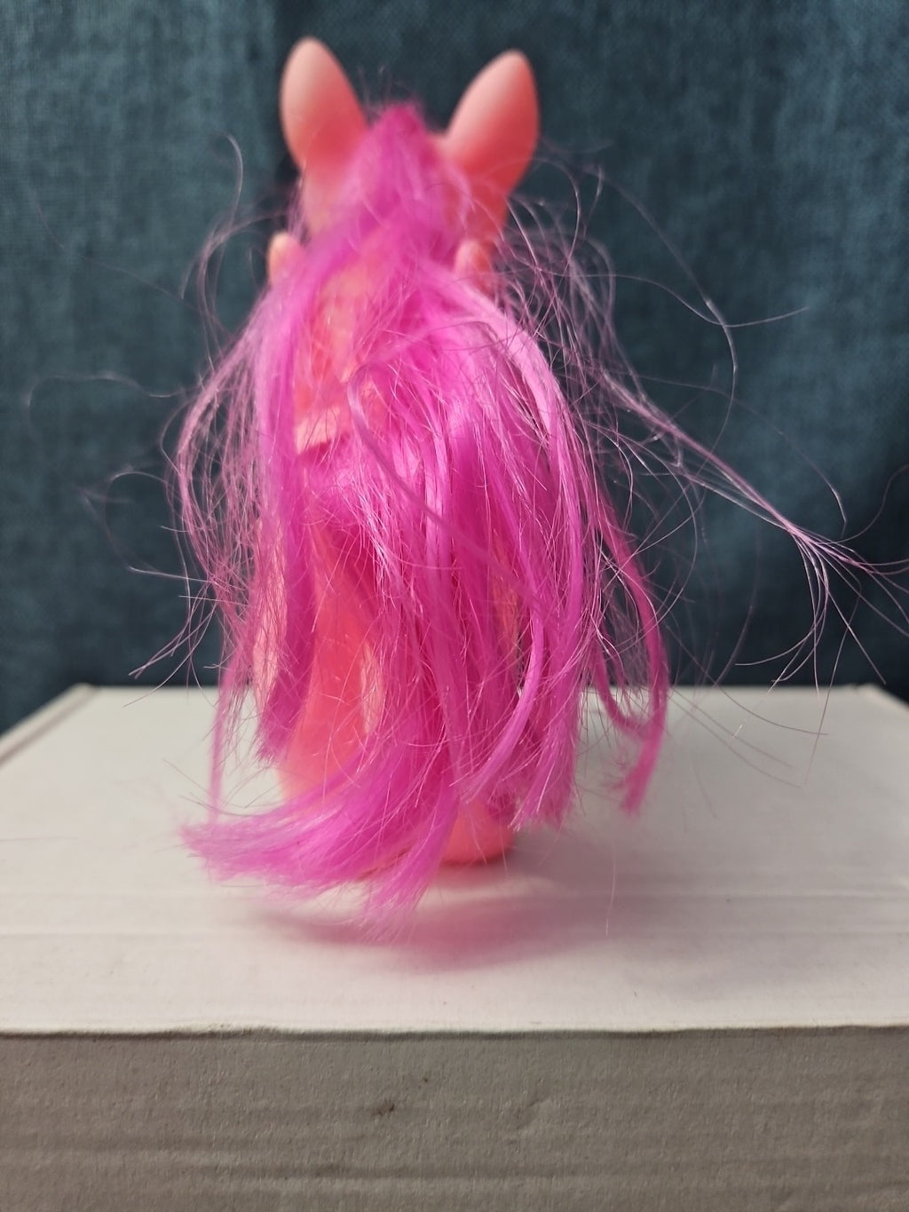 Pink Pegasus Pony Toy | 4.5"  MLP Style "Fakie" Figure | Magenta Hair