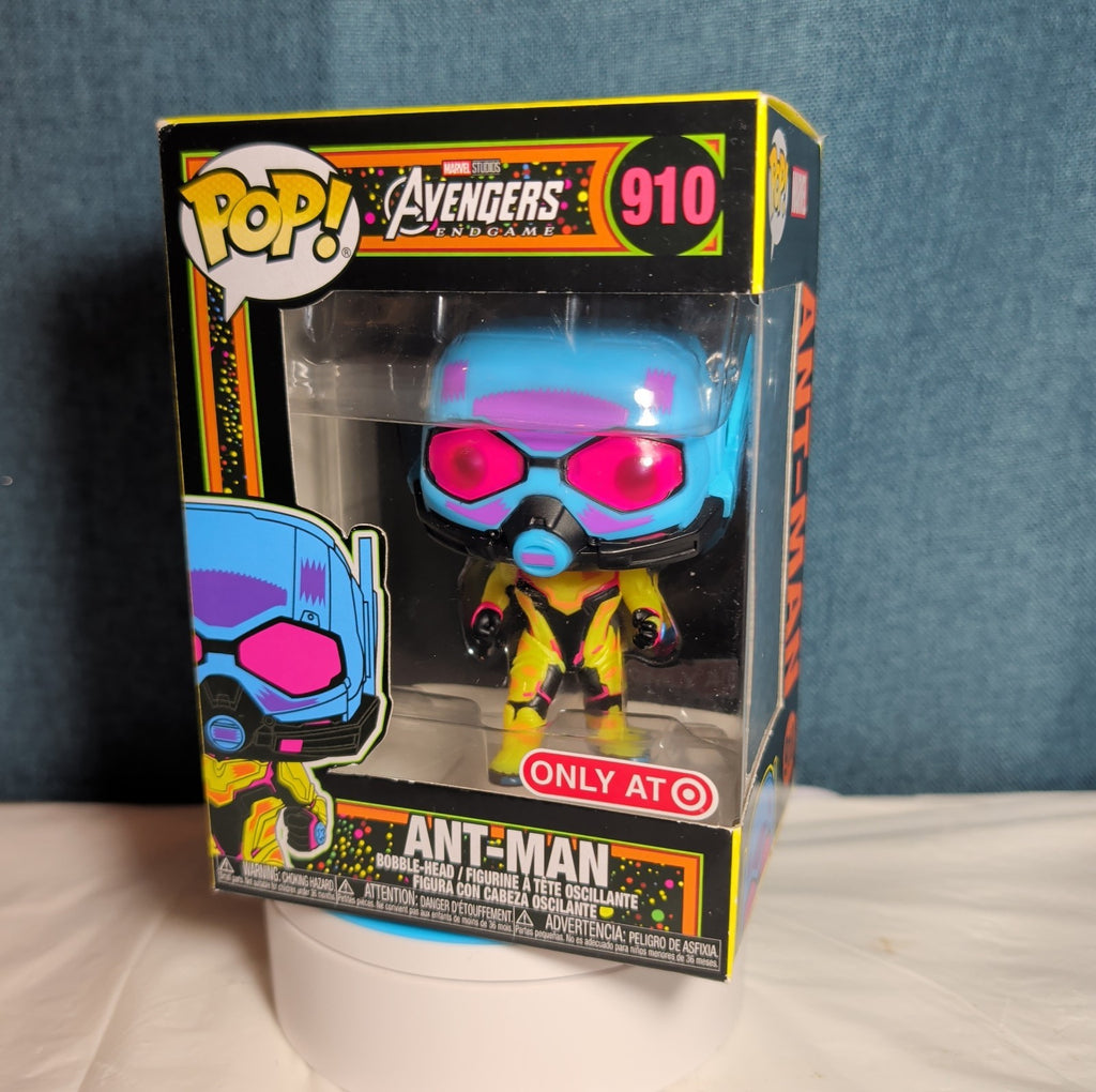 Funko Pop Ant-Man 910 Avengers Endgame Blacklight Target Exclusive PreOwned