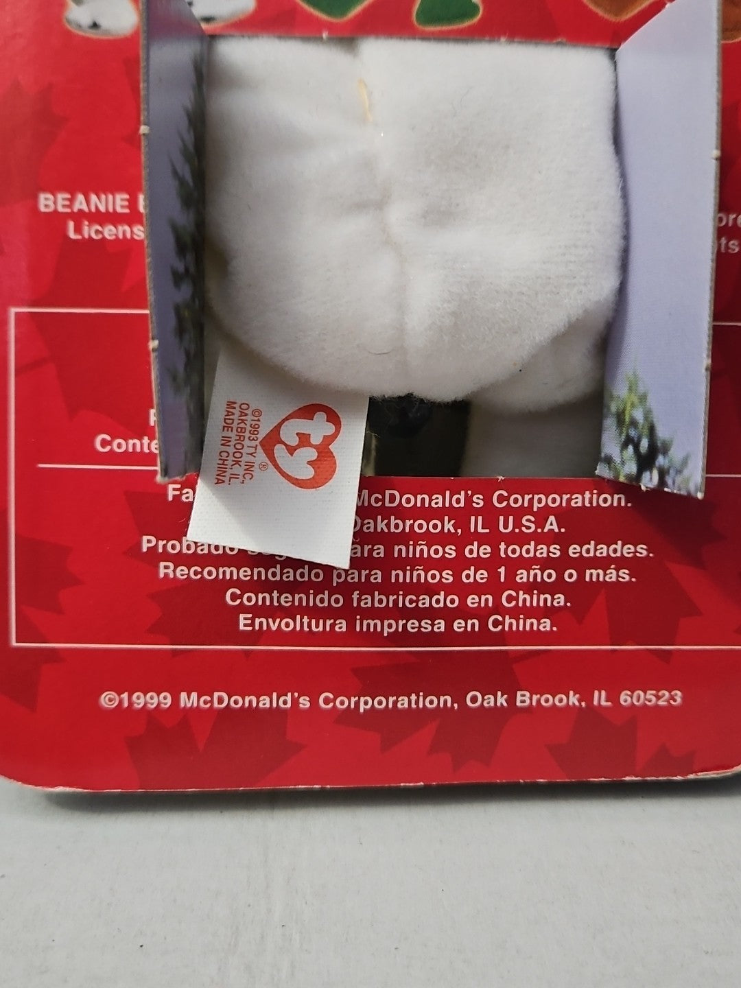 Ty Beanie Baby Maple the Bear | 1997 McDonald's Charity Exclusive