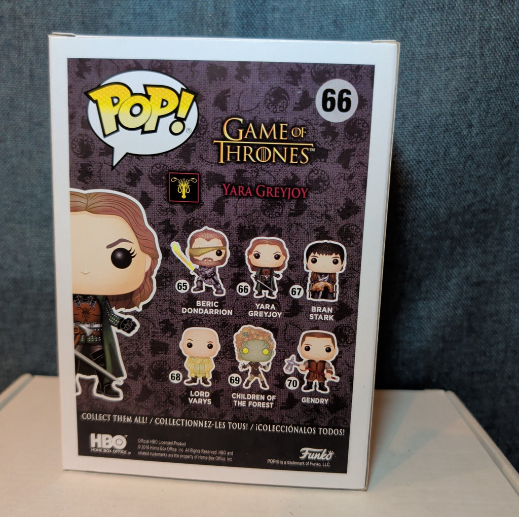 Funko Pop Game of Thrones Yara Greyjoy 66 Vaulted Vinyl Figure Case New NIB