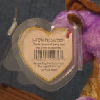 Ty Beanie Baby Legend Purple Dragon Plush Gold Wings 2003