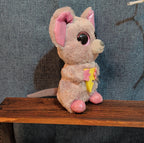 Ty Beanie Boos Squeaker Mouse 6" Plush Sparkle Cheese Kidcore