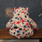 Ty Beanie Baby Red Patriotic Star Bear Plush 2003