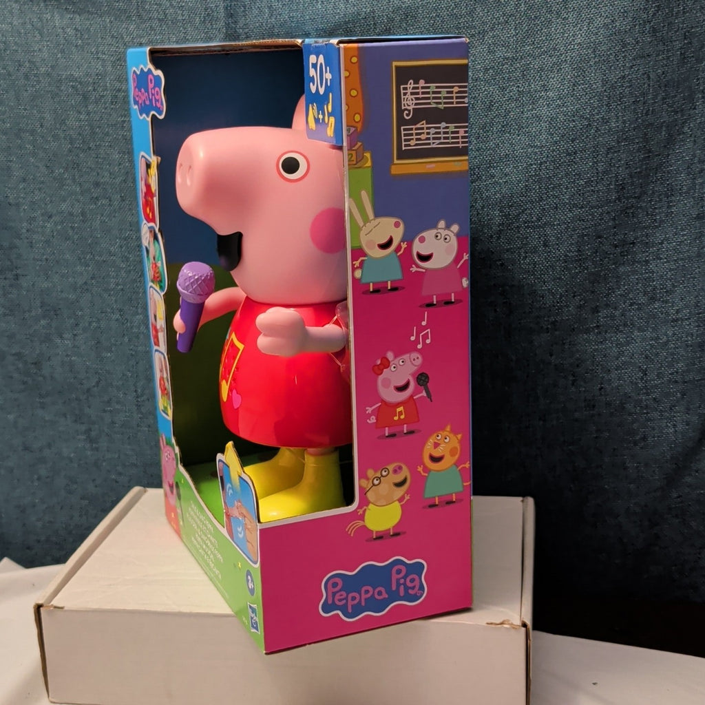 Hasbro Peppa Pig Talk & Sing Peppa Doll Musical 50+ Sounds Songs New Sealed