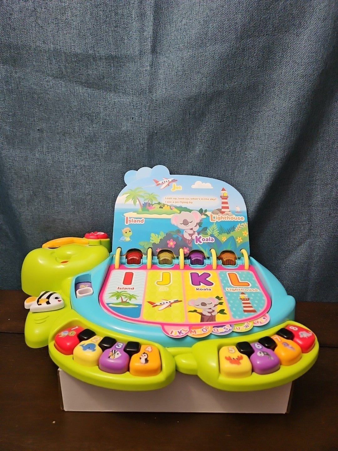VTech Touch & Teach Sea Turtle | Interactive Learning Book Toy | Phonics & Music