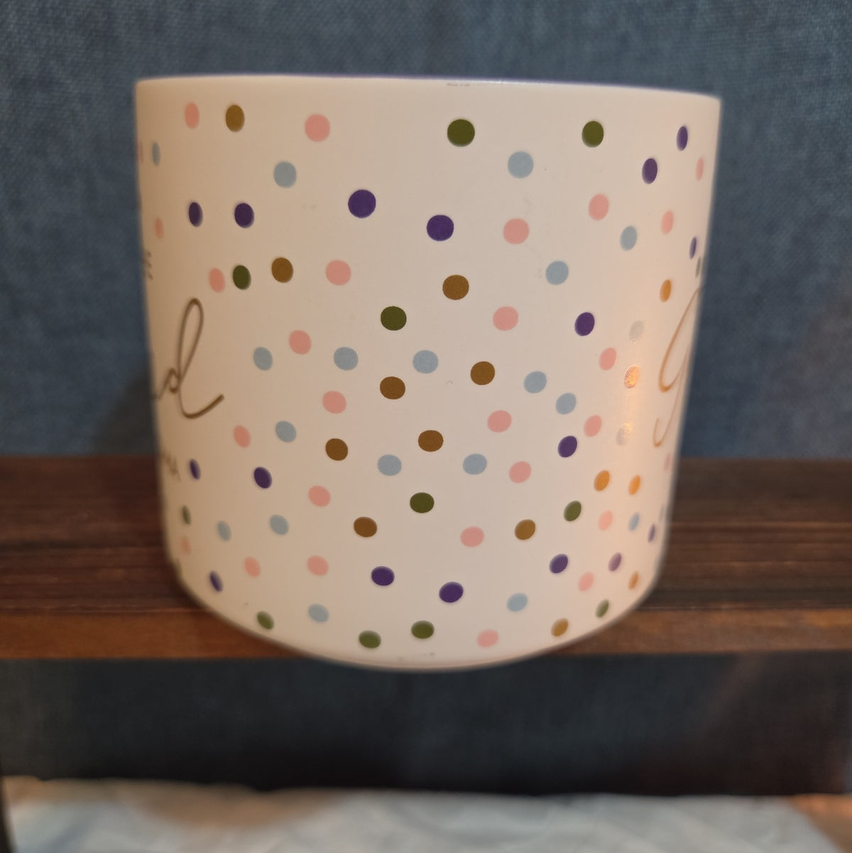 Threshold Grand In Grandma 16oz Stoneware Coffee Mug Dotted